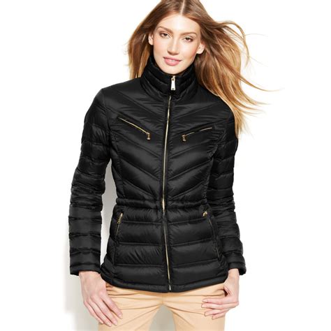 michael kors womens puffer jacket|michael kors padded jackets women.